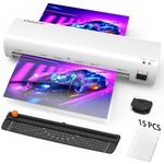 A4 Laminator 4 in 1 Compact & Portable Thermal and Cold Laminator with 15
