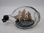 Antique 1897 Haig & Haig Scotland Cutty Sark Ship In A Bottle - Dimple Bottle