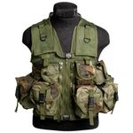 TACTICAL MILITARY ASSAULT VEST 9 POCKETS COMBAT WEBBING CARRIER FRENCH CCE CAMO