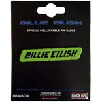 BILLIE EILISH set of 2 pin badges