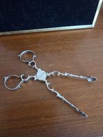Silver sugar nips/tongs Birmingham 1901, 12cm, 28g (approx.)