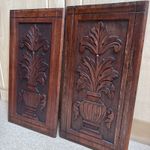 Antique Victorian Georgian Carved Reclaimed Wooden Panels Salvage