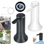 2in1 Electric Portable Water Pump Automatic Dispenser USB Rechargeable Drinking
