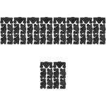 50Pcs Black Reusable Silicone Air Fryer Tray Feet Bumpers Protectors