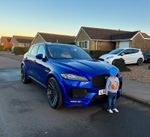 Jaguar F Pace 3.0 D300 1st Edition 2016 Blue Auto Diesel Full History