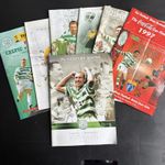 Celtic Match Day Programmes Bundle 1997-2001 Cup Final Rangers Man Utd