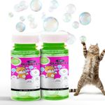 Cat & Kitten Interactive Indoor Outdoor Natural Catnip Oil  Portable Bubbles toy