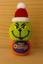 The Grinch Christmas Chocolate orange cover knitting pattern only Craft Festive