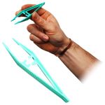 Qualicare 12.5cm Foreign Body Medical First Aid Re-Usable Plastic Tweezers