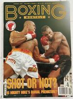 Boxing Monthly magazine Aug 1991 Vol 3 Iss 4 feat Mike Tyson and "Razor" Ruddock