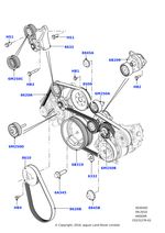 Land Rover Genuine LR024791 Pulley Idler Replacement Fits Range Rover Sport