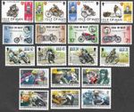 Motorcycles TT Races Motorbikes Isle of man collection 4 sets mnh