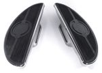 Footboard Adjustable Chrome for Harley-Davidson Dyna Softail 1980-2017