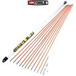 CK MightyRod T5410 Electrical Cable Access Rod Set10m Hook Eye Threading Adapter