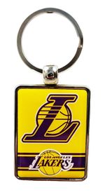 LOS ANGELES LAKERS Keyring Basketball NBA Gift Key Chain