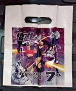 Ash Intergalactic Sonic 7's Promo Plastic Carrier Bag. New. Ash. Tim Wheeler.