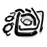 BLACK Samco Rad Hoses fit Kawasaki ZX 12 R A1 / A2 / B1 / B2 / B4 2000-2006