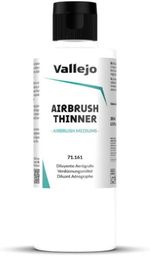 Vallejo 200ml Airbrush Thinner Medium - 71.161 Acrylic / 6.76 fl oz Bottle NEW