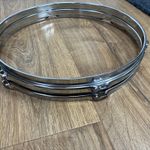 Pearl 12” Metal Tom / Snare Drum Hoops/Rims 6 Lug Mint chrome condition 