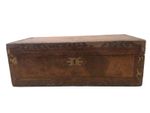 Large Antique Victorian Writing Slope/Travel Writing Box c.1820–1850 To Restore