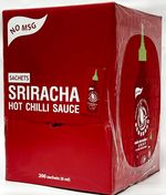 Flying Goose Sriracha Hot Chilli Sauce Sachets Chilli & Garlic 200 x 8ml No MSG