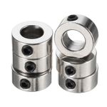 6pcs 6mm Shaft Lock Collar T6 Lead Screw Lock Ring, Stainless Steel Collars