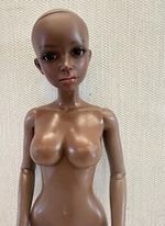 Resin 1/4 BJD Doll SD Girl Body JID Benny Brown Skin-Free Face Make UP+Eyes Gift