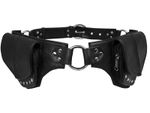 Leather Waist Bag, Utility Belt, Heavy Duty Double Pouch Bumbag Studded Bikers