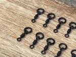 10, 20, 30, 50 or 100 SIZE 20 MICRO RING & HOOK SWIVELS - NON REFLECTIVE FINISH