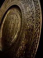 Stunning Antique Mid East Islamic Persian Style- Qajar/Zand Style- Hand-Engraved