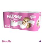 Hedgie Soft Toilet Paper 3 Ply 180 Sheets - 16 Toilet Rolls