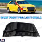 For AUDI A3 8V S-LINE 2017-2020 Front Fog Light Cover Bezel Grille RIGHT UK
