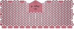 6 Pack Trough Urinal Screen Splash Mats, Large Size Fits