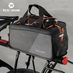 WEST BIKING Bike Rear Rack Pack Bag Bicycle Pannier Carrier Bag HandBag 6L
