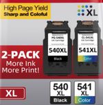 540 541 XL Black & Colour Ink Cartridge SET for Canon PIXMA MG3150 MG3650 MX475