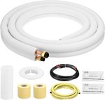Mini Split Lineset Installation Kit Copper Pipe Tubing with Flared Nuts HVAC