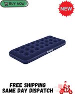 Bestway Single Airbed Inflatable Air Mattress for One Blow Up Camping Single Bed