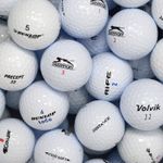 Mixed Brand Golf Balls Grade A White Distance Value Lake Balls 12-100 Ball Pack
