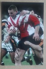 Warren Jowitt Rugby League hand signed photograph 6x4'' Wakefield Trinity