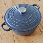Le Creuset 24cm Casserole Dish - Colour Stone (Matte Grey) - Perfect Condition