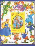 CHRISTMAS 2002 PINOCCHIO AND SNOW WHITE MNH STAMP SHEETLET