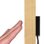 LED Touch Switch Dimmable Wood Invisible 12V/50W/Max 4.16A Built In