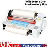 V350 Cold Hot Roll Laminator 13" Thermal Laminating Machine Temperature Control