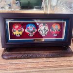 Chinese opera facial masks made from Tianjin Clay