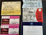 U2 Concert Tickets  6 in total buy it now £13.99 great to display in a frame lot