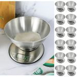 Job Lot 12x Electronic Kitchen Scales With Stainless Steel Bowl 1.8L Wholesale