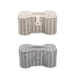 Bone Shaped Pet Storage Basket with Lid Pet Gift Hamper Pet Toys Storage Basket