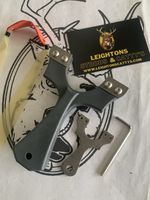 LEIGHTONS CATTYS Clipped Frame Catapult Slingshot Grey 90mm ALPHA !