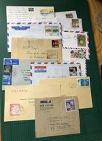batch of 12x Malta covers & cards 1953 - 1986 KGVI - QEII
