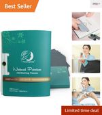 100% Natural Blotting Paper - 200 Count Charcoal Face Sheets for Men and Women